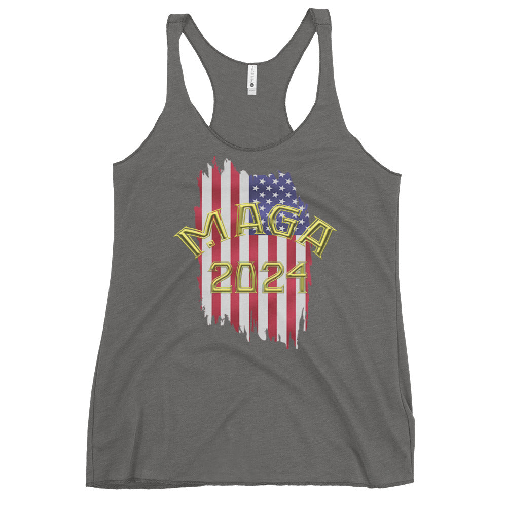 Snooty Fox Art Women's Racerback Tank - MAGA 2024