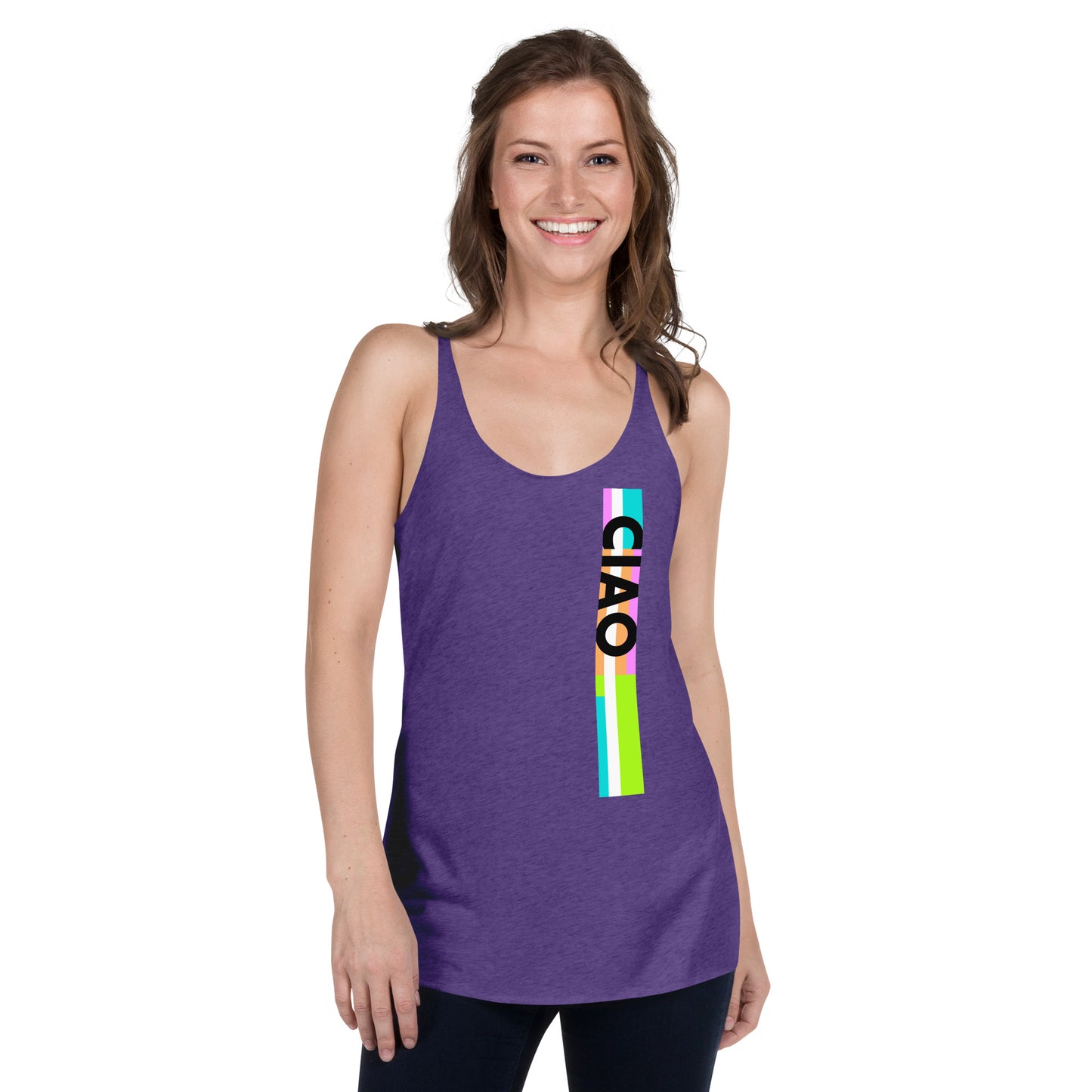 Snooty Fox Art Women's Racerback Tank - Ciao