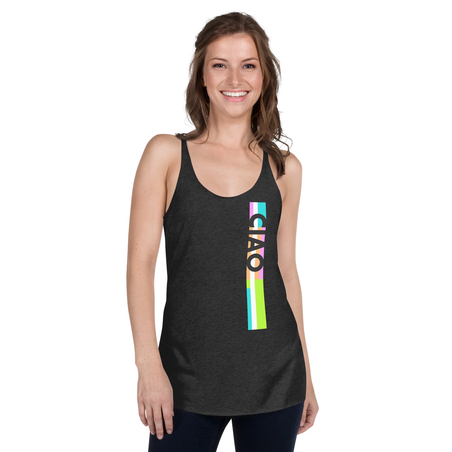 Snooty Fox Art Women's Racerback Tank - Ciao