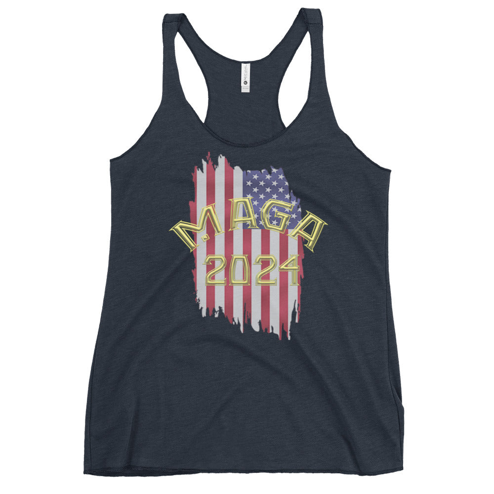 Snooty Fox Art Women's Racerback Tank - MAGA 2024