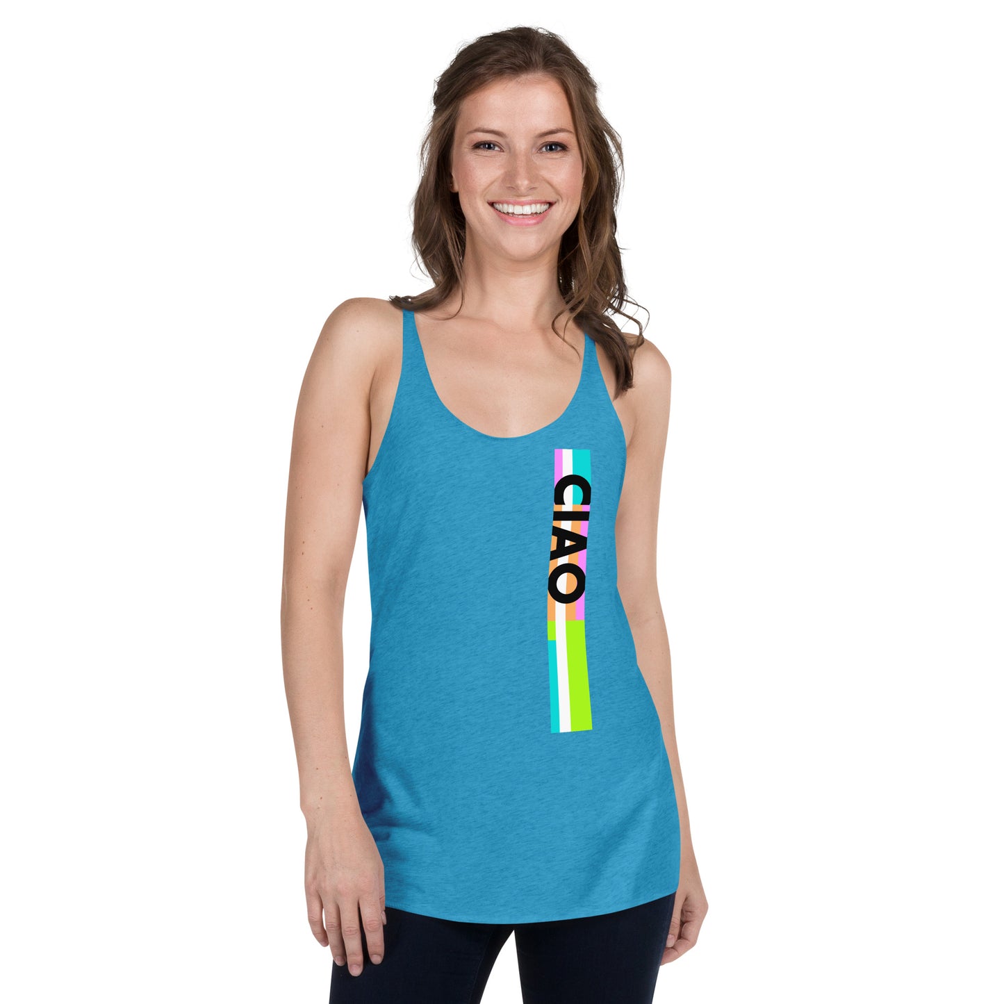 Snooty Fox Art Women's Racerback Tank - Ciao