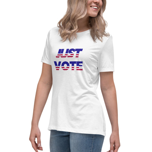 Snooty Fox Art Women's Relaxed T-Shirt - Just Vote
