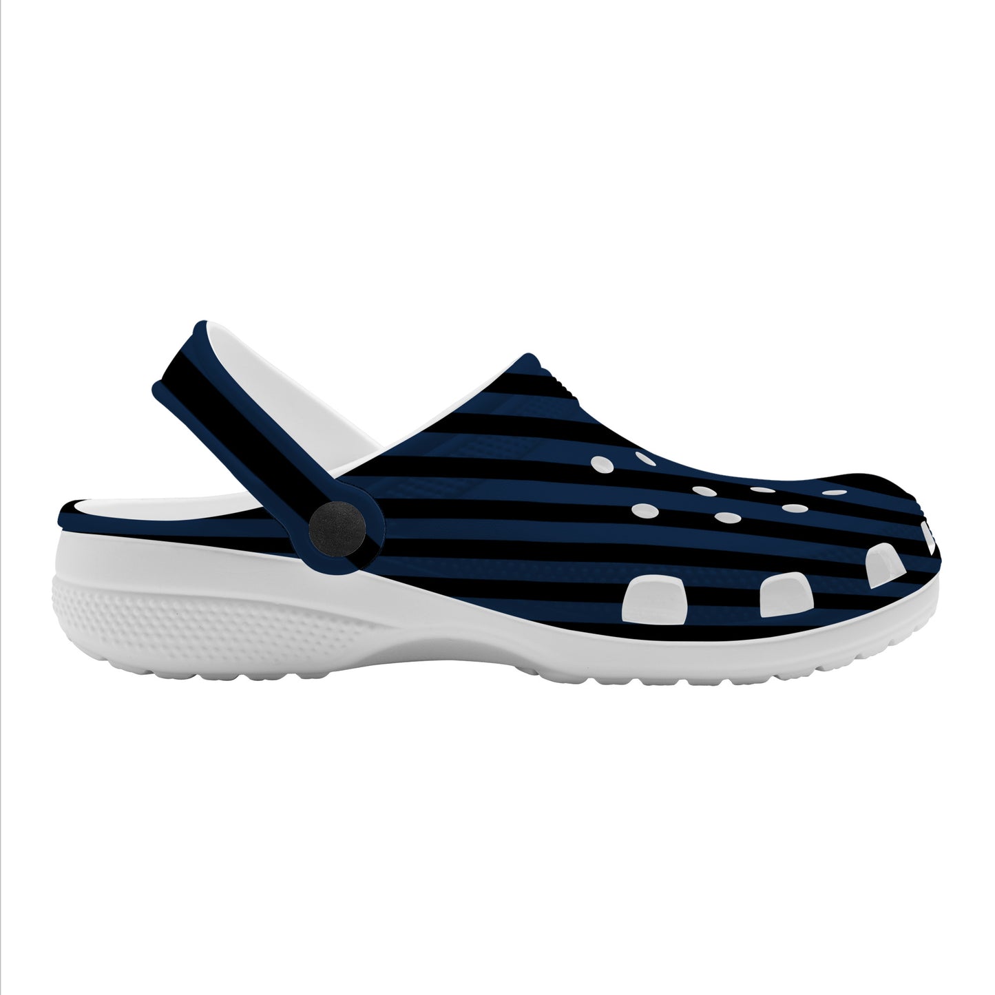 Snooty Fox Art Crocs Clogs - Black & Blue