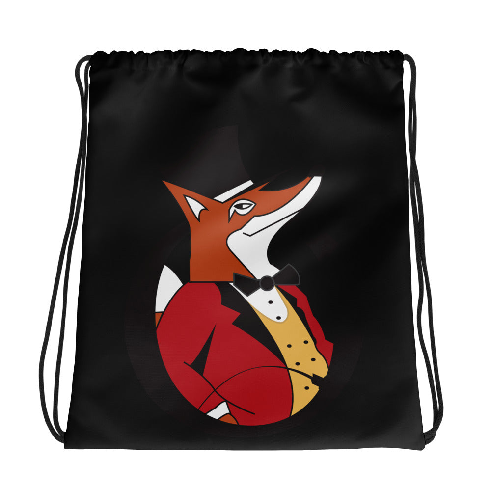 Snooty Fox Art Drawstring Everyday Sack - Snooty Fox Art Logo