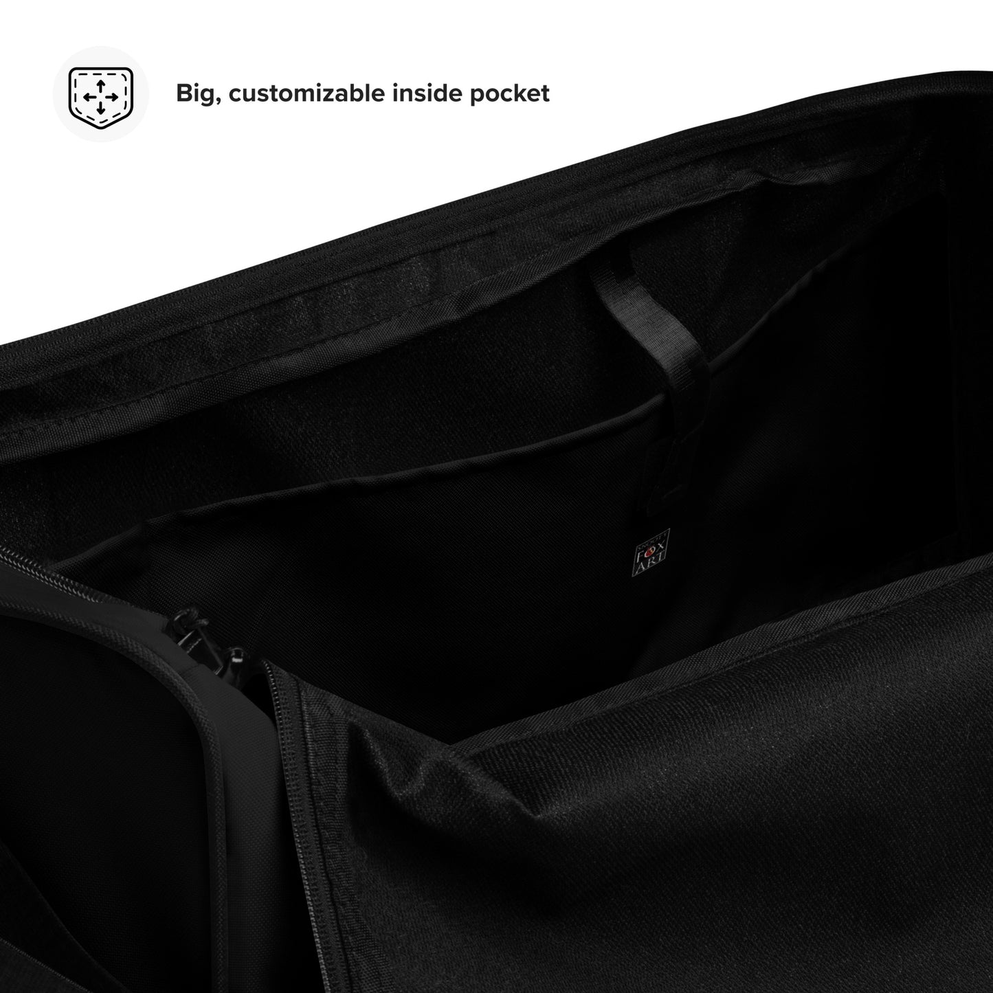 Snooty Fox Art Yoga Gear Duffle Bag - Yoga Logo