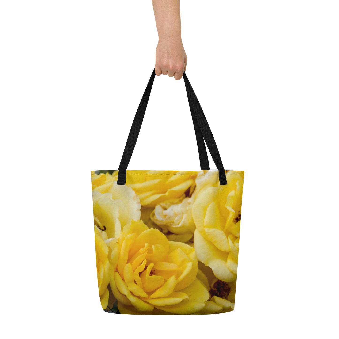 Snooty Fox Art Everyday Tote Bag - Yellow Roses