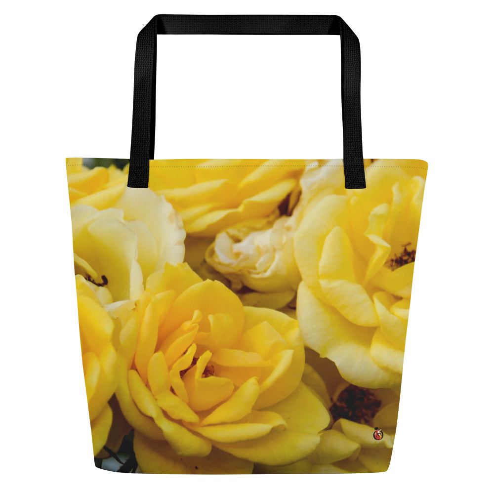 Snooty Fox Art Everyday Tote Bag - Yellow Roses