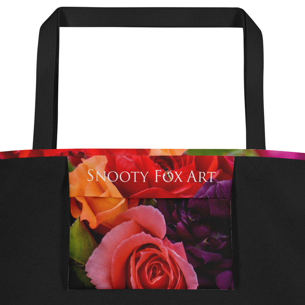 Snooty Fox Art Everyday Tote Bag - Mixed Roses