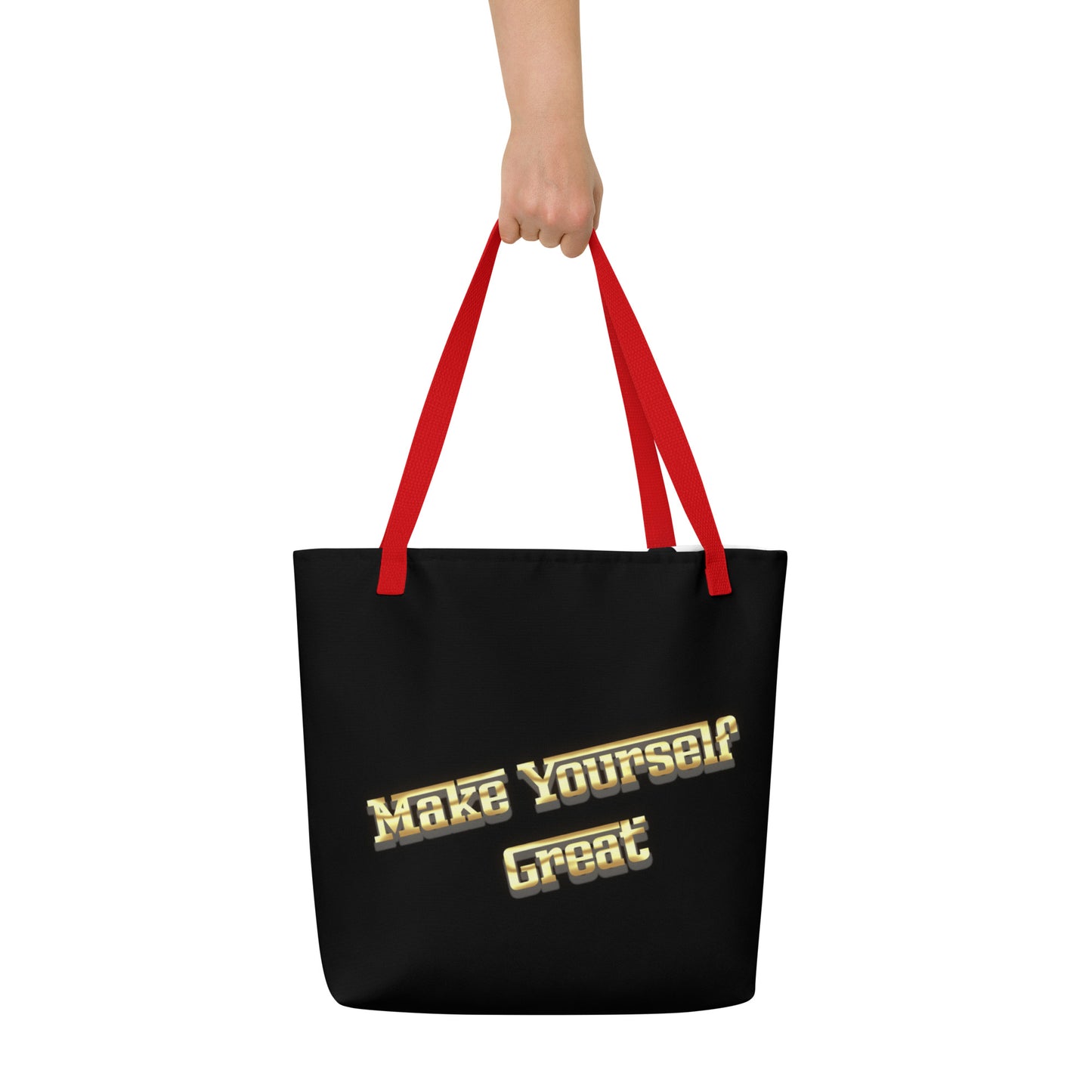 Snooty Fox Art Everyday Tote Bag - Make Yourself Great