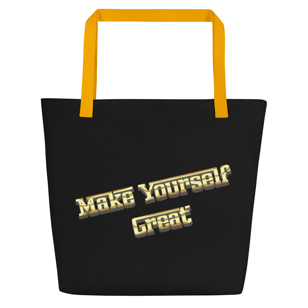 Snooty Fox Art Everyday Tote Bag - Make Yourself Great