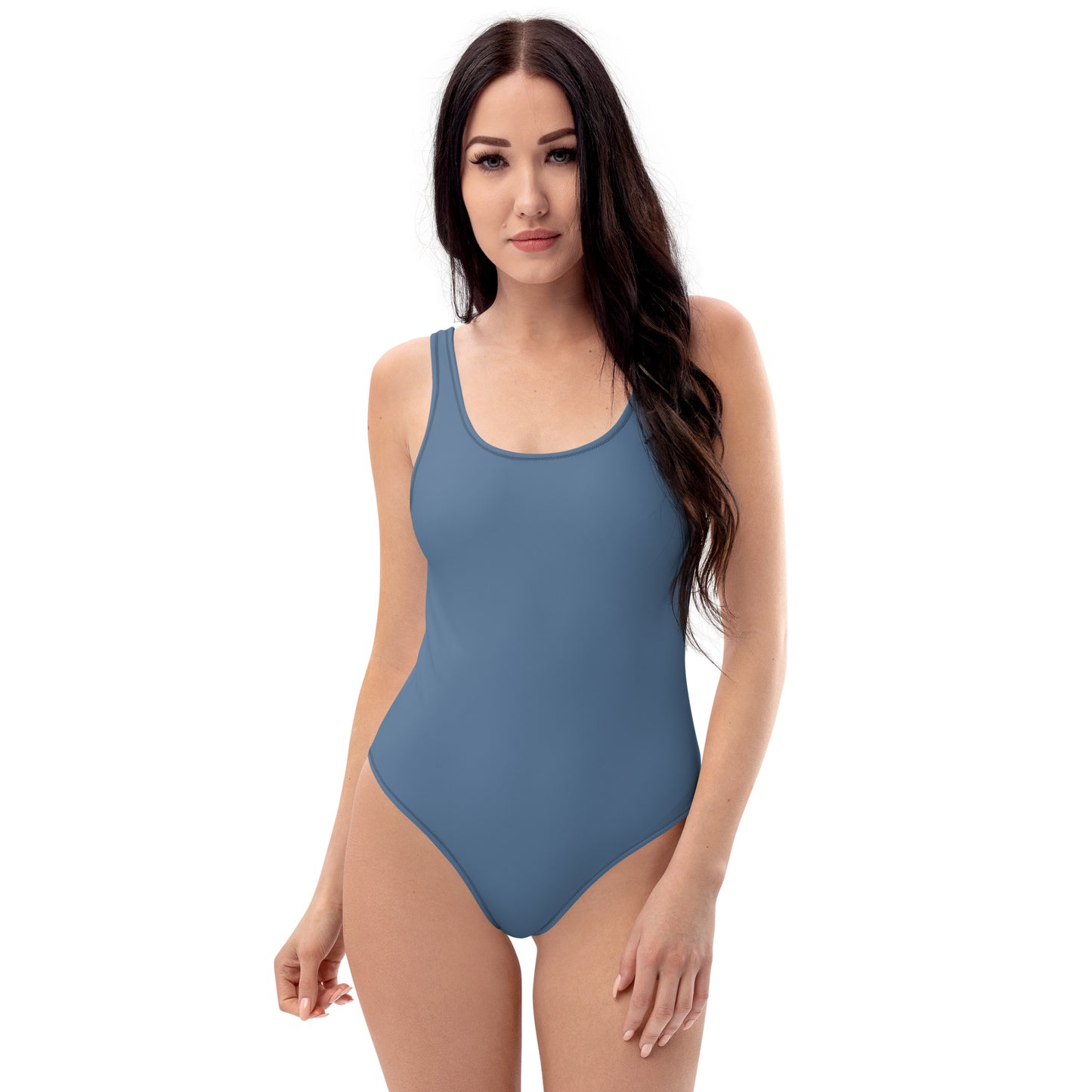 Snooty Fox Art One-Piece Swimsuit - Blue Perennial