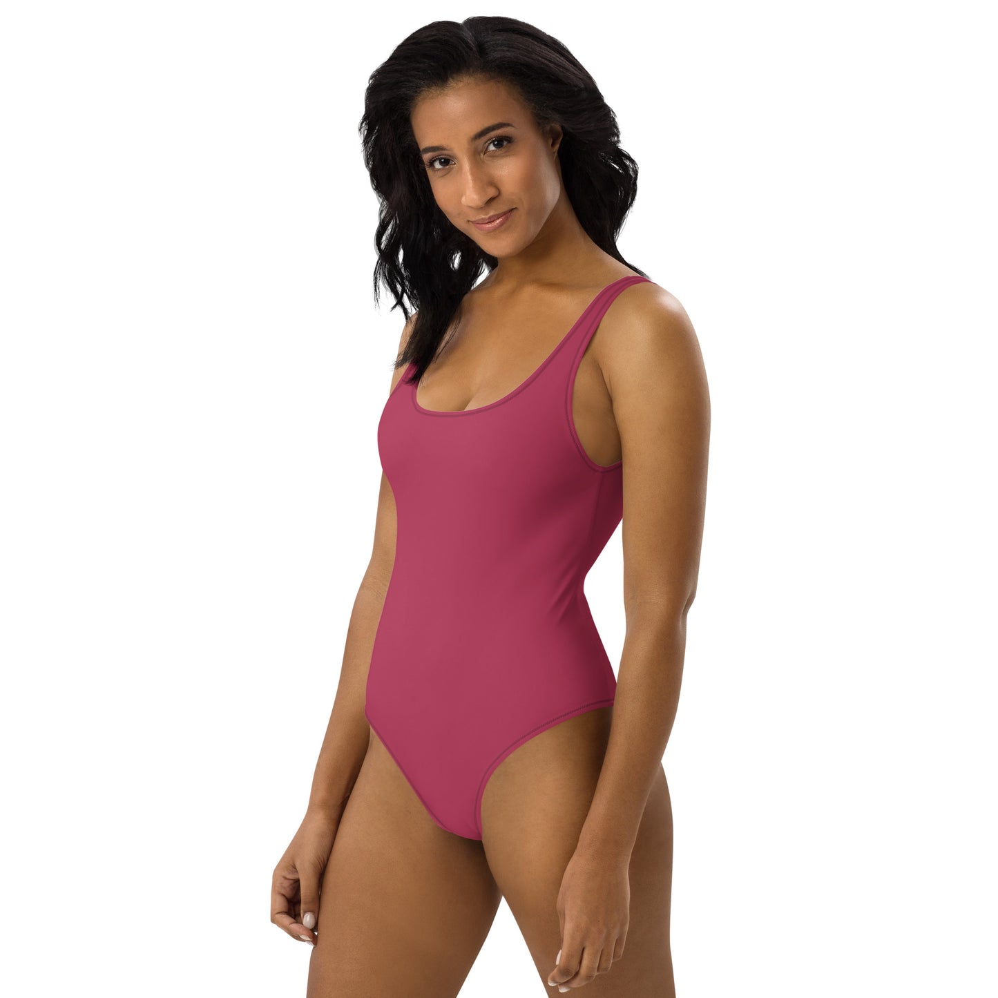 Snooty Fox Art One-Piece Swimsuit - Viva Magenta