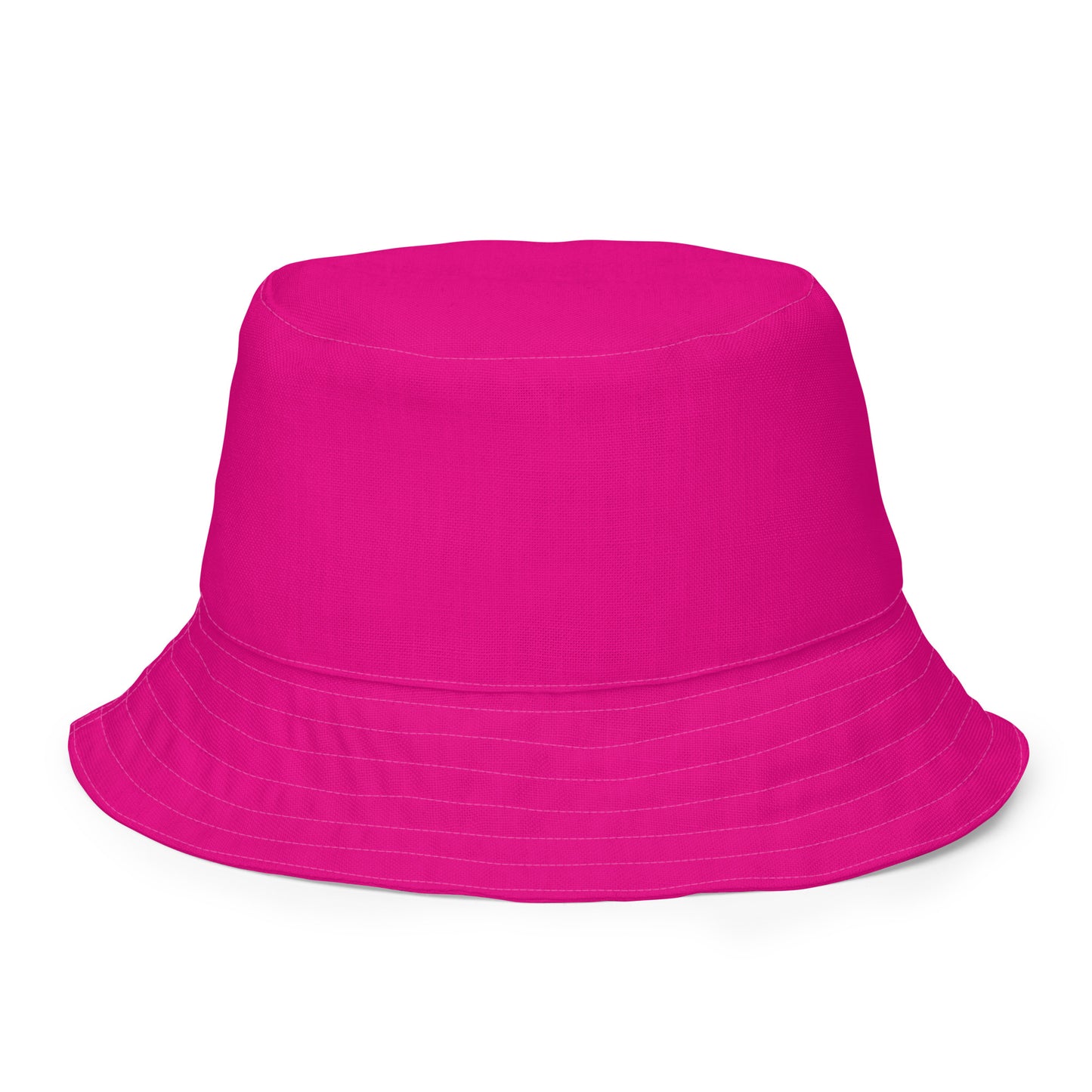 Snooty Fox Art Reversible Bucket Hat - Vanilla Cream / Mexico Pink
