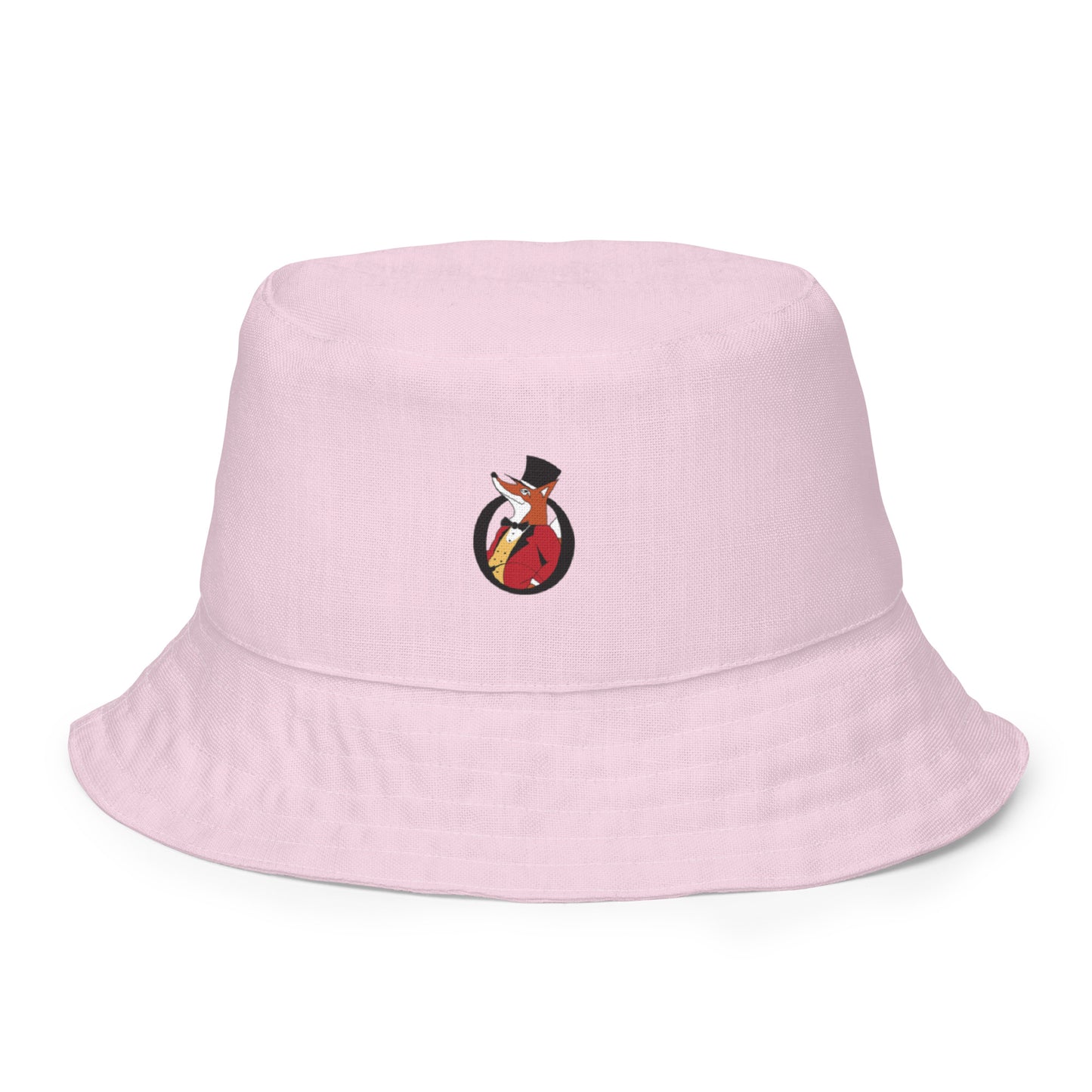 Snooty Fox Art Reversible Bucket Hat - Vanilla Cream / Mexico Pink