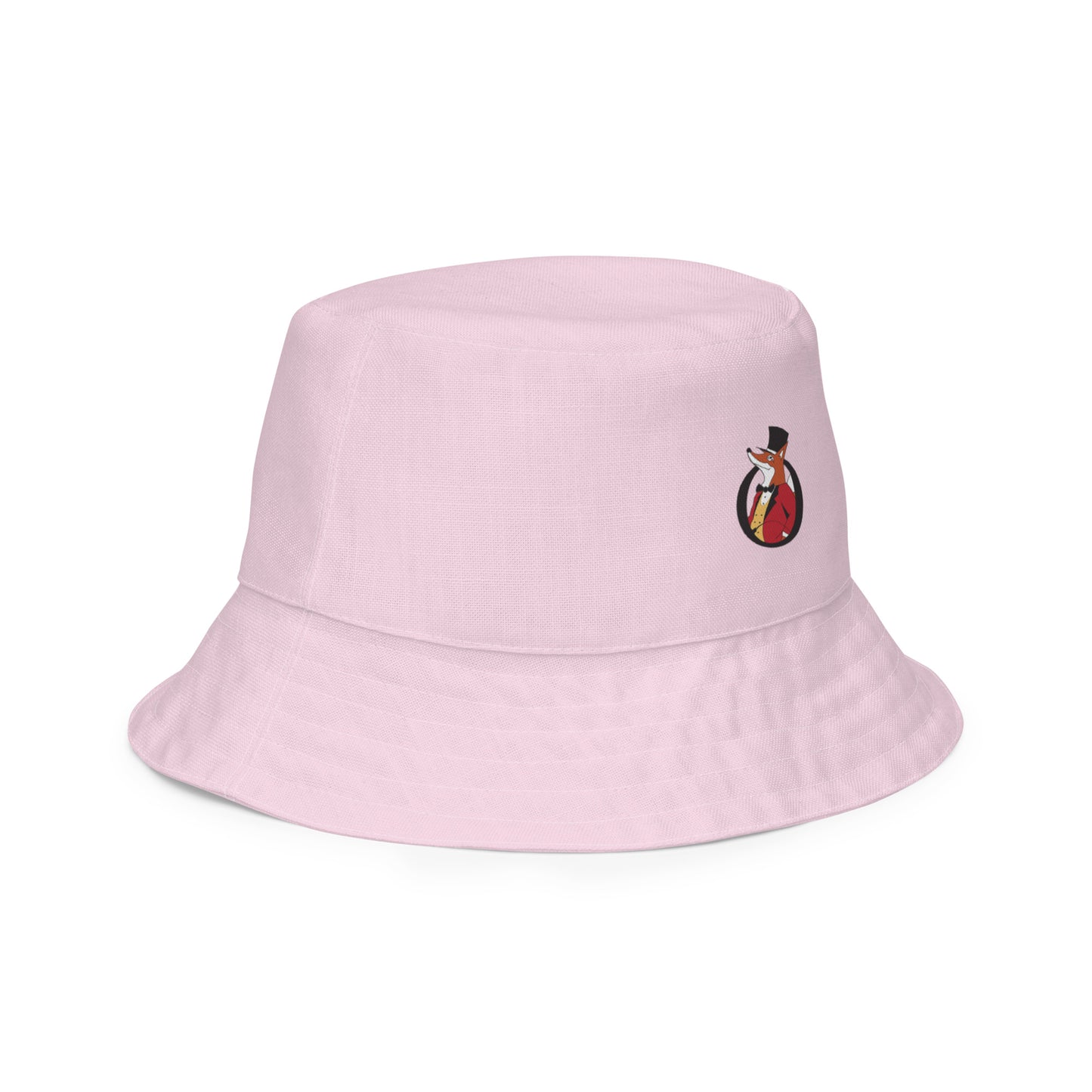 Snooty Fox Art Reversible Bucket Hat - Vanilla Cream / Mexico Pink