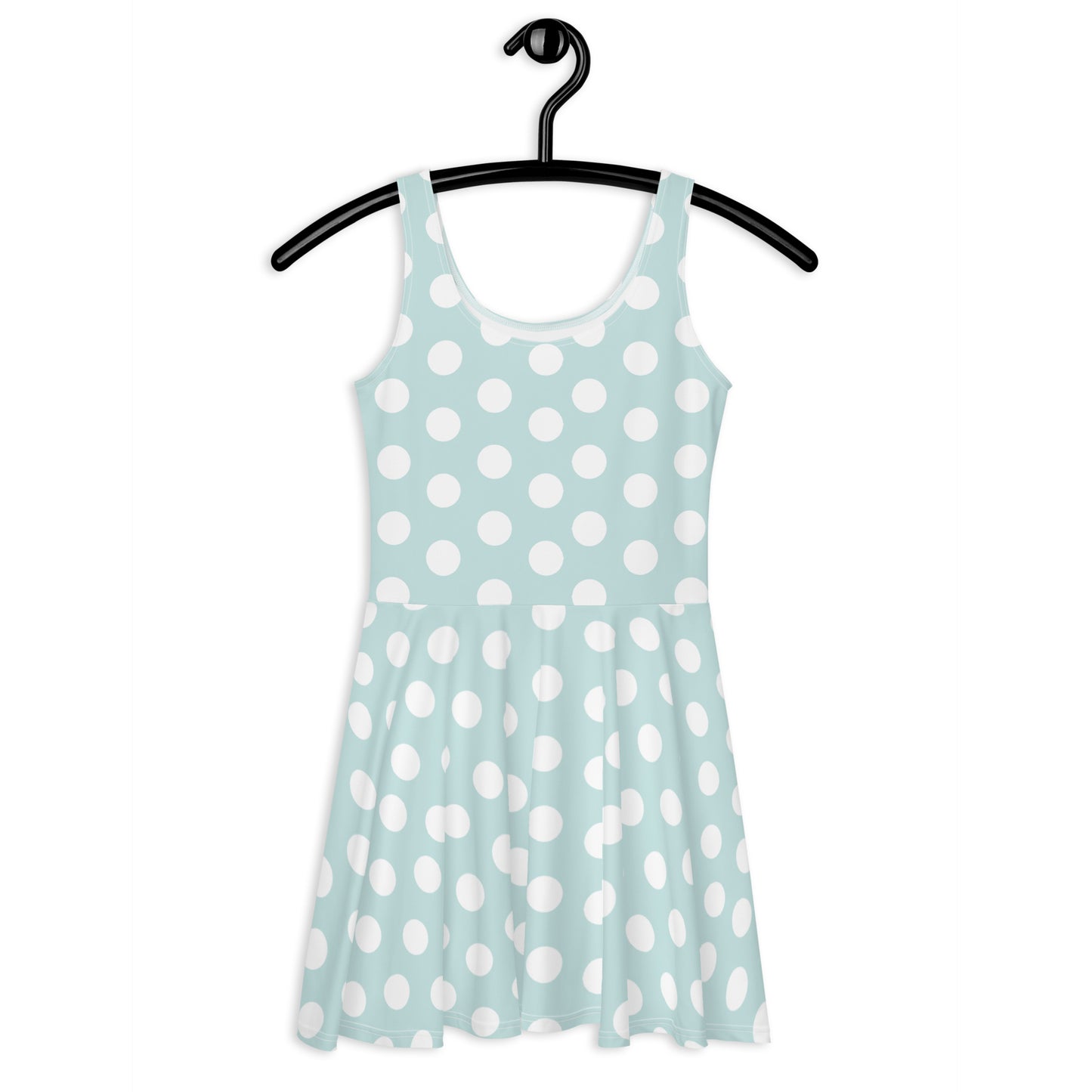 Snooty Fox Art Skater Dress - Skylight Tone w/ White Dots