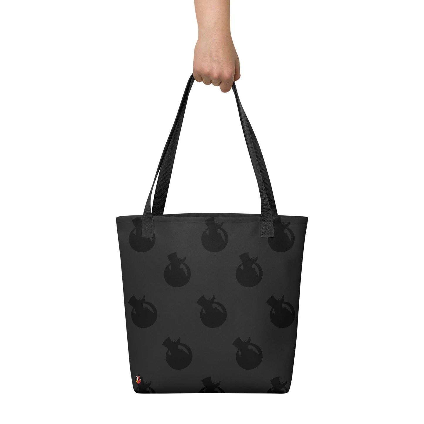 Snooty Fox Art Tote Bag - Snooty Fox Art Logo in Black