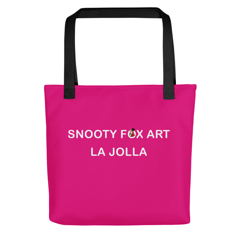 Snooty Fox Art Tote Bag - Mexico Pink La Jolla