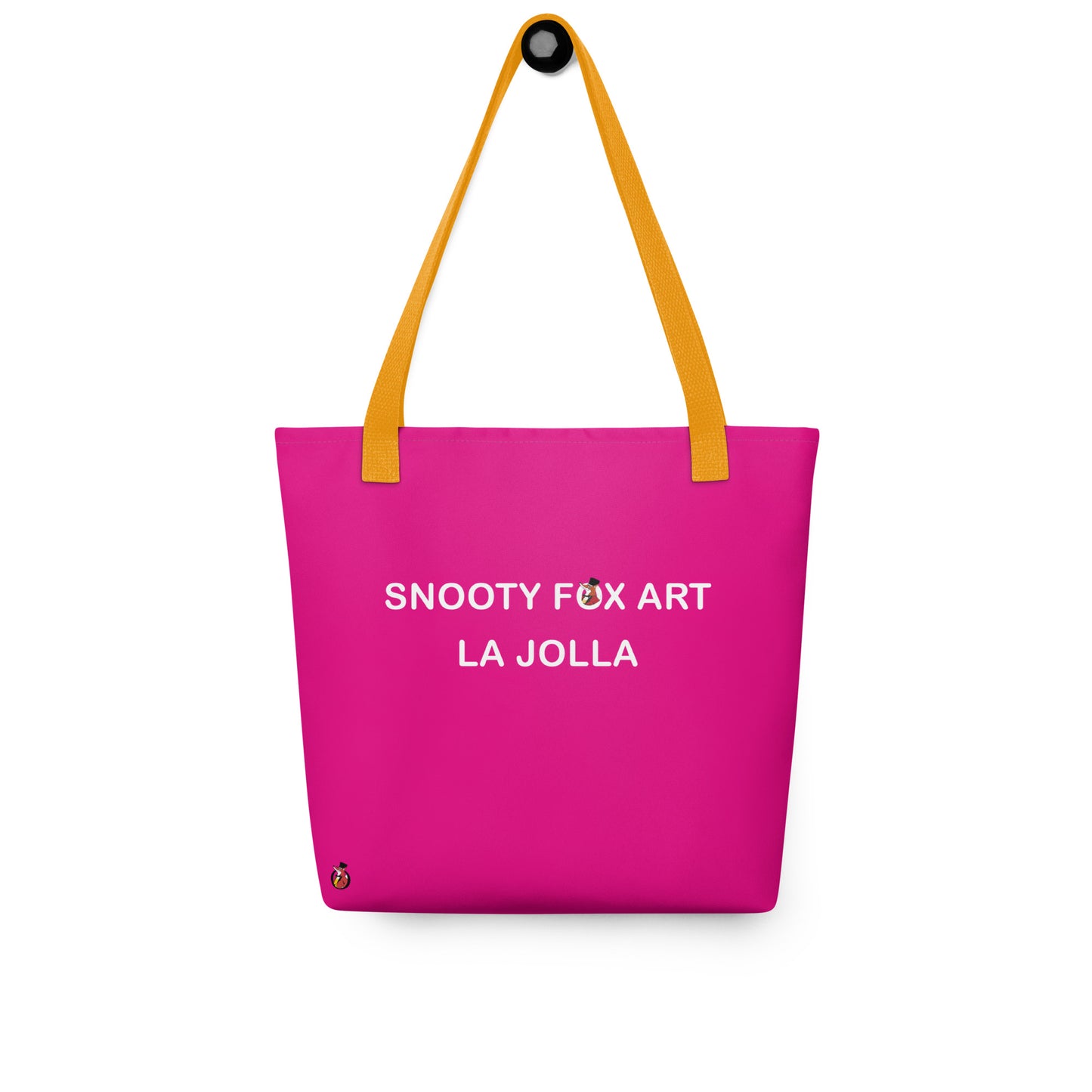 Snooty Fox Art Tote Bag - Snooty Fox Art Logo in Black