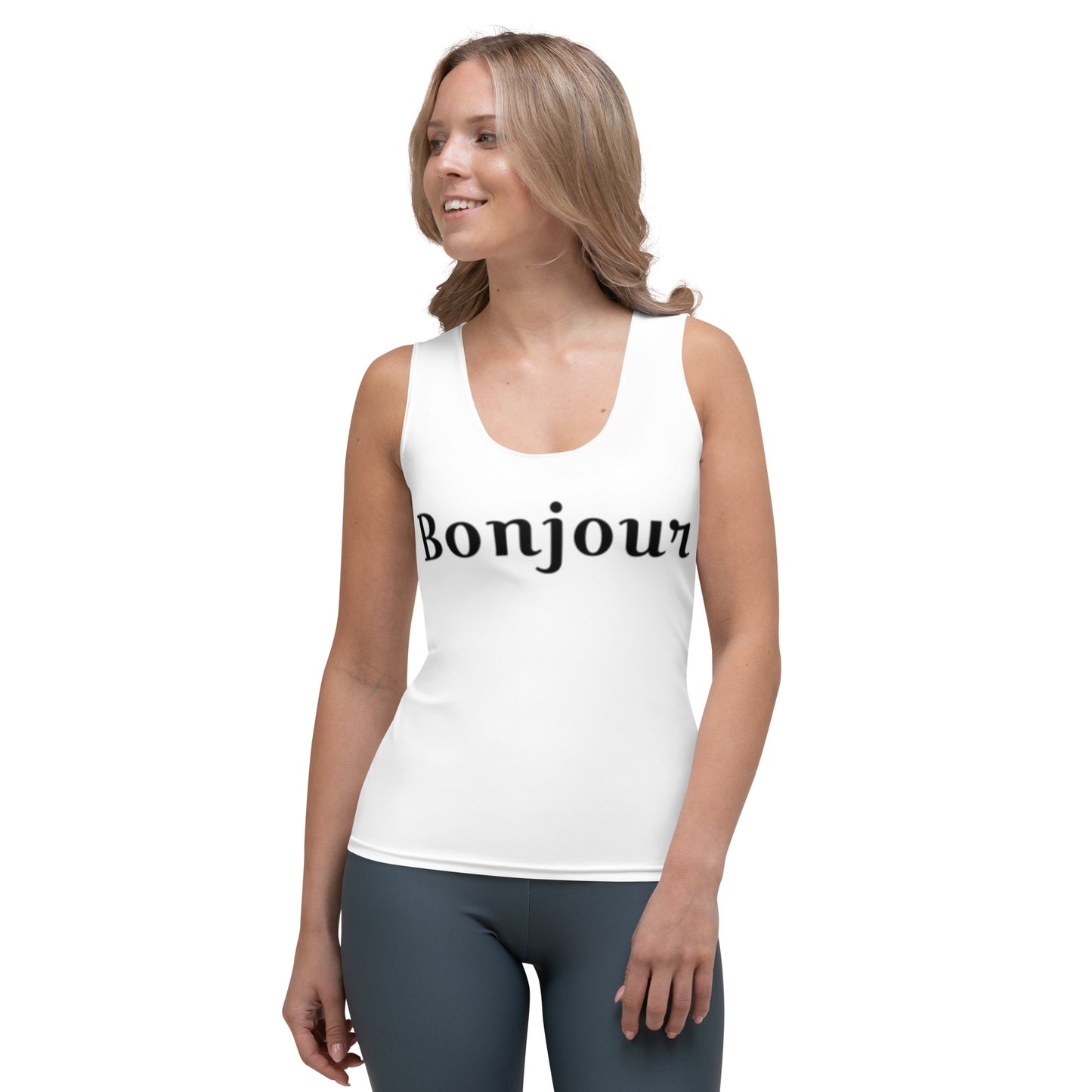 Snooty Fox Art Tank Top - Bonjour