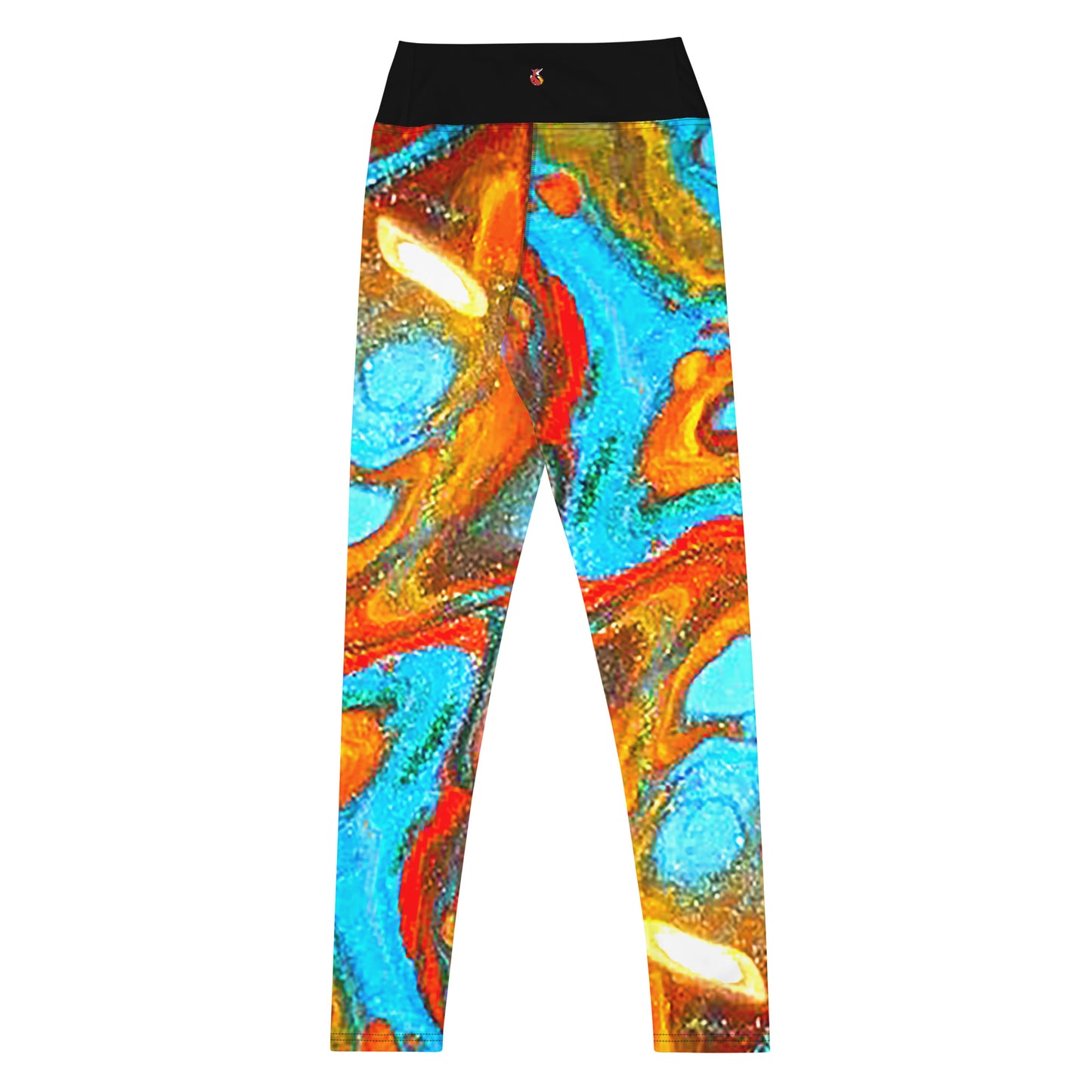 Snooty Fox Art Yoga Leggings - Rock pattern by Romero