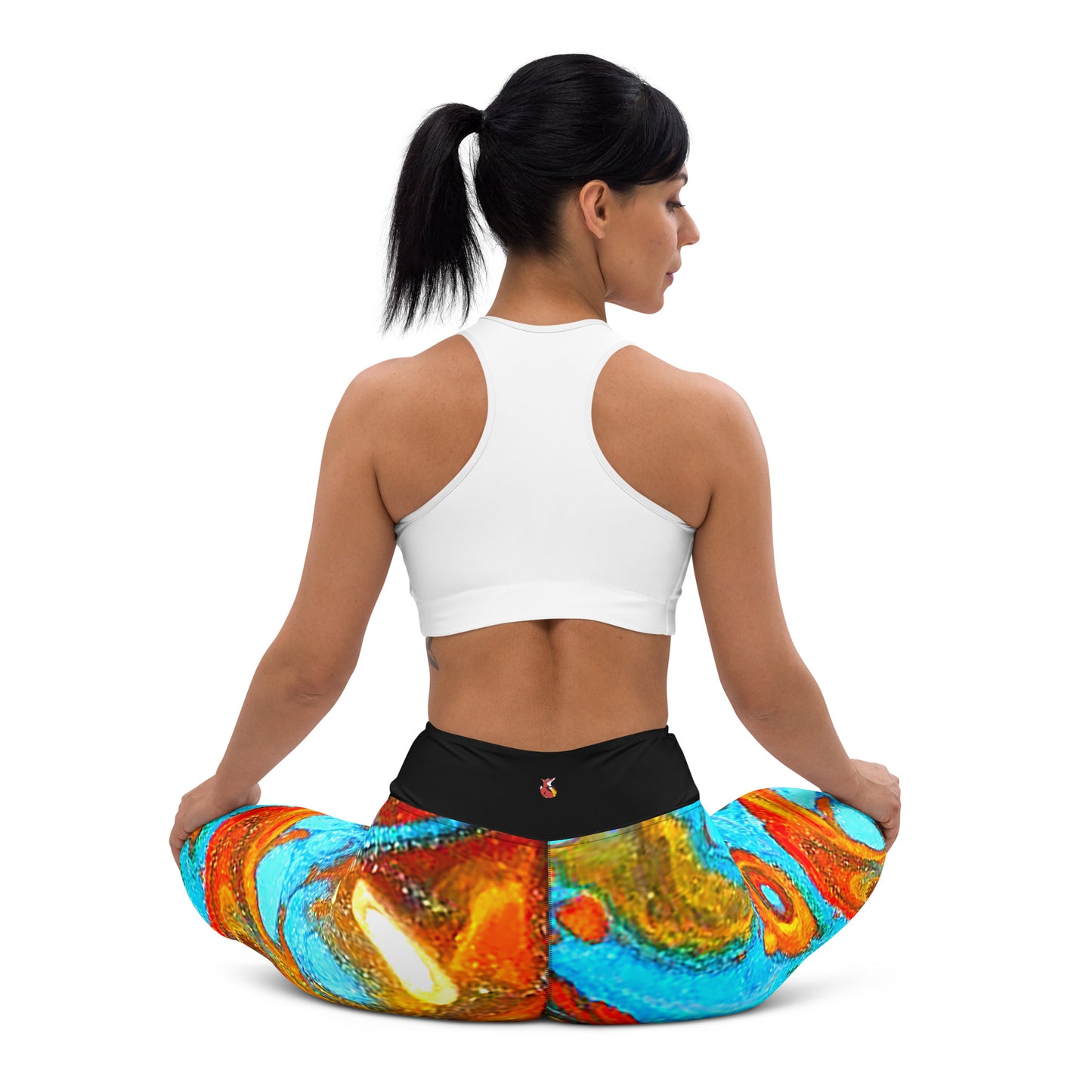 Snooty Fox Art Yoga Leggings - Rock pattern by Romero