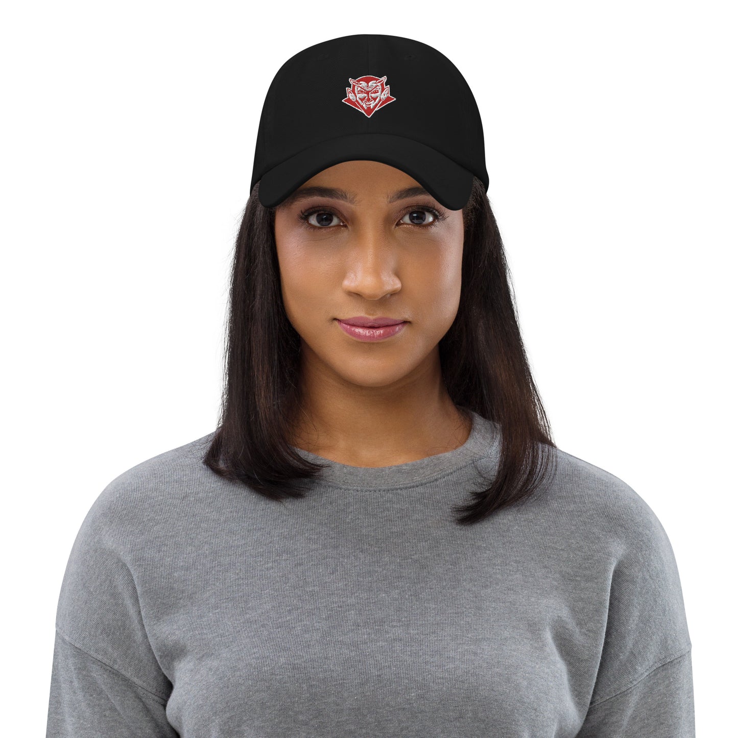 Snooty Fox Art Dad Hat - Red Devil Logo