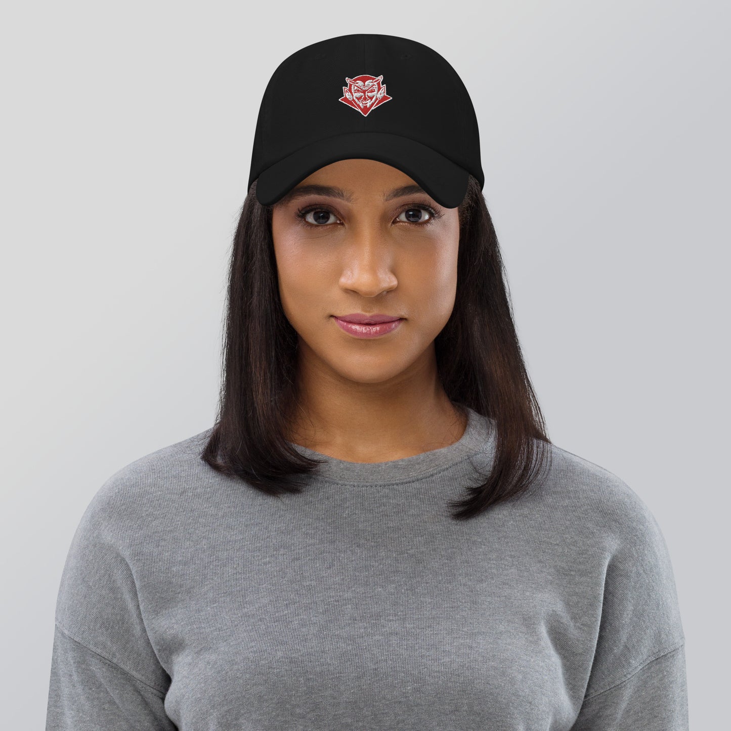 Snooty Fox Art Dad Hat - Red Devil Logo