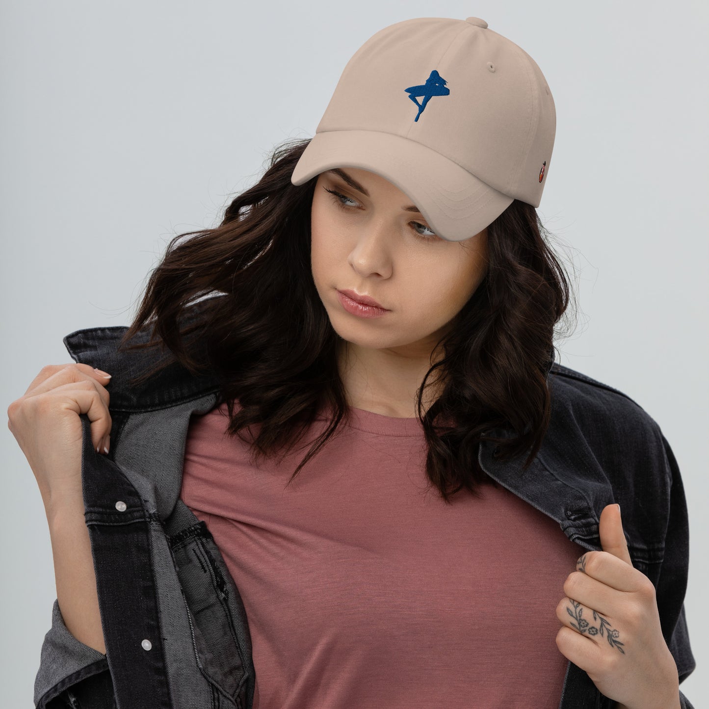 Snooty Fox Art Dad Hat - Surfer Girl Logo