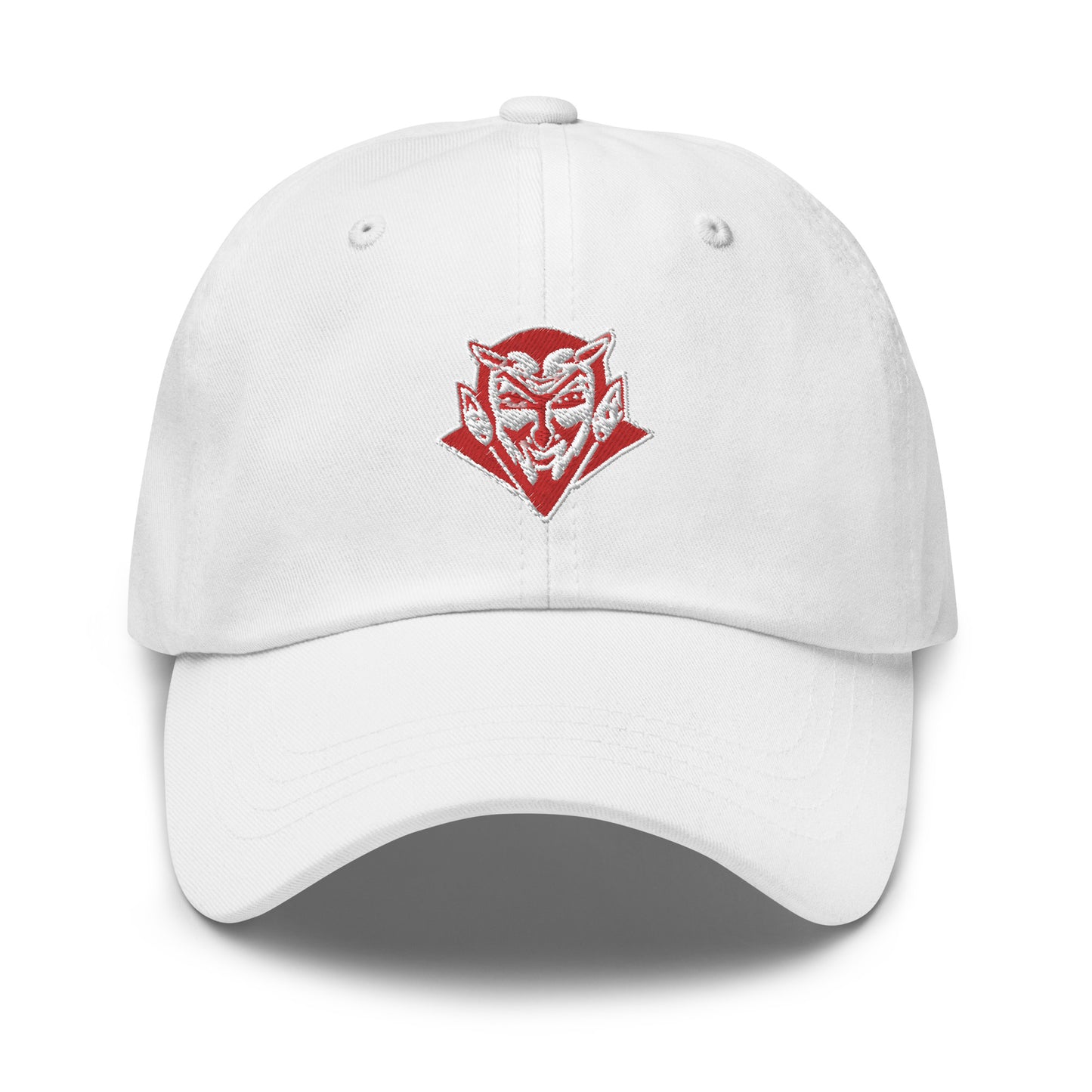 Snooty Fox Art Dad Hat - Red Devil Logo