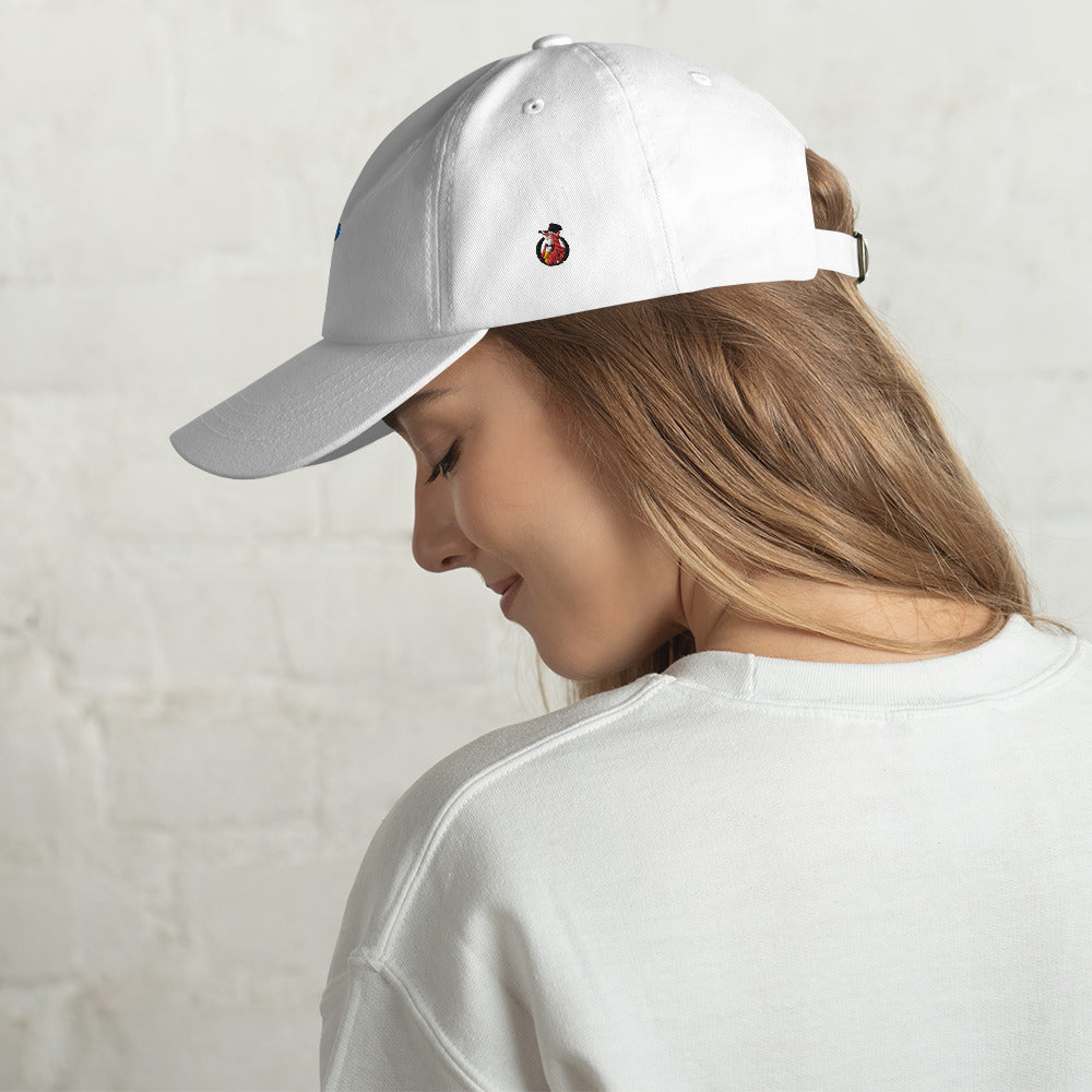 Snooty Fox Art Dad Hat - Surfer Girl Logo