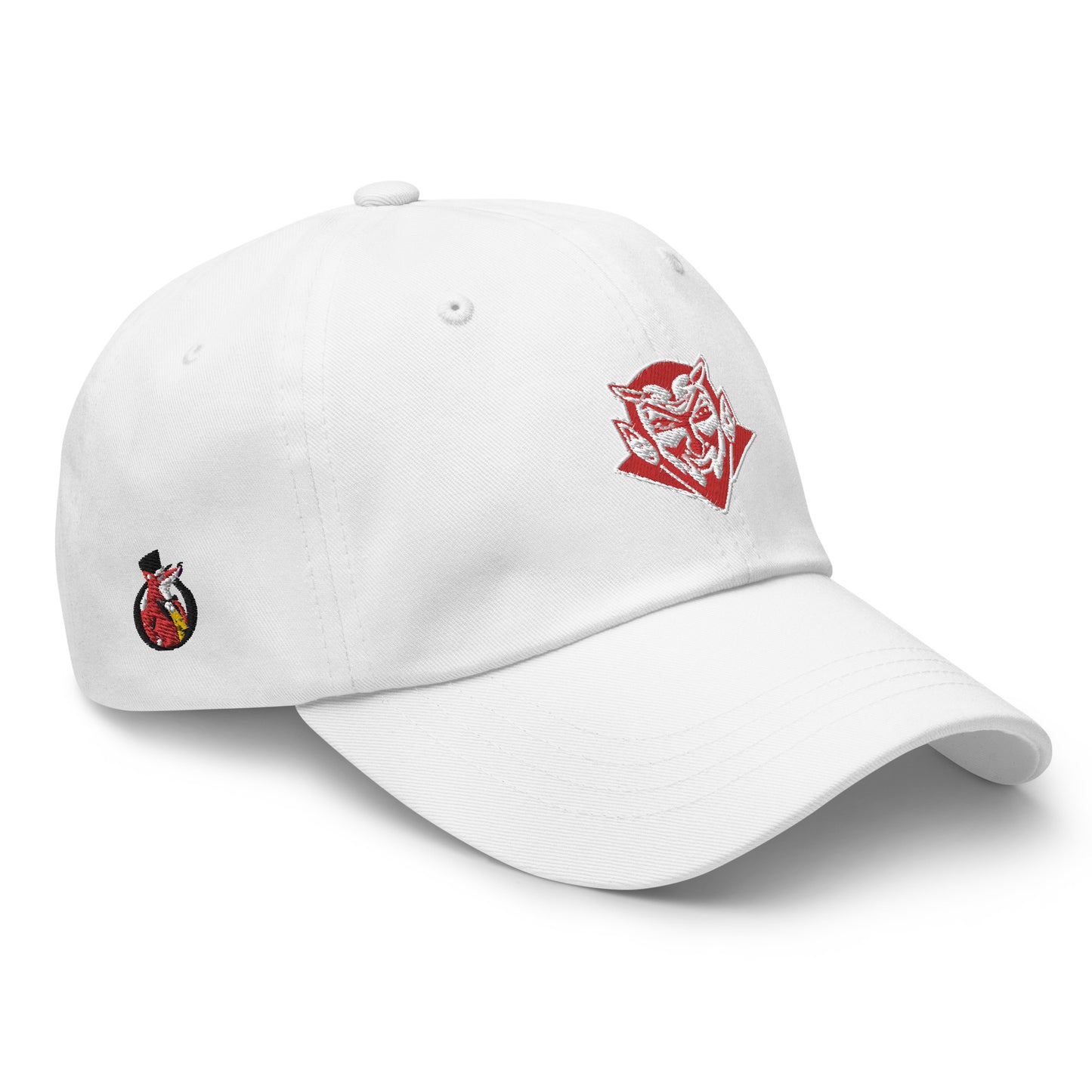 Snooty Fox Art Dad Hat - Red Devil Logo