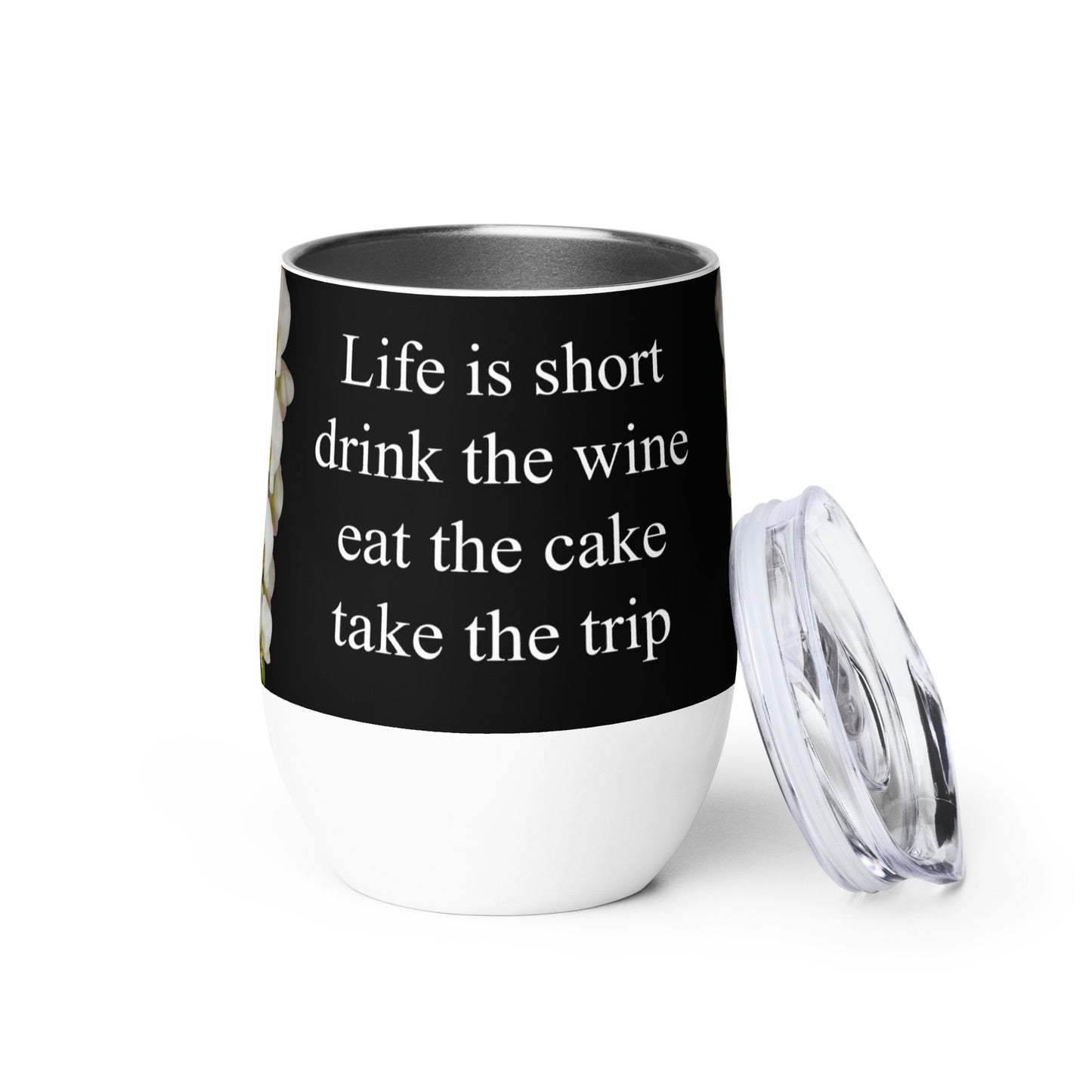 Snooty Fox Art Wine Tumbler - Life is short