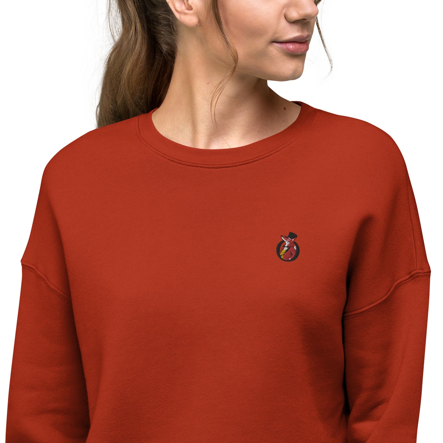 Snooty Fox Art Crop Sweatshirt - Snooty Fox Art Logo
