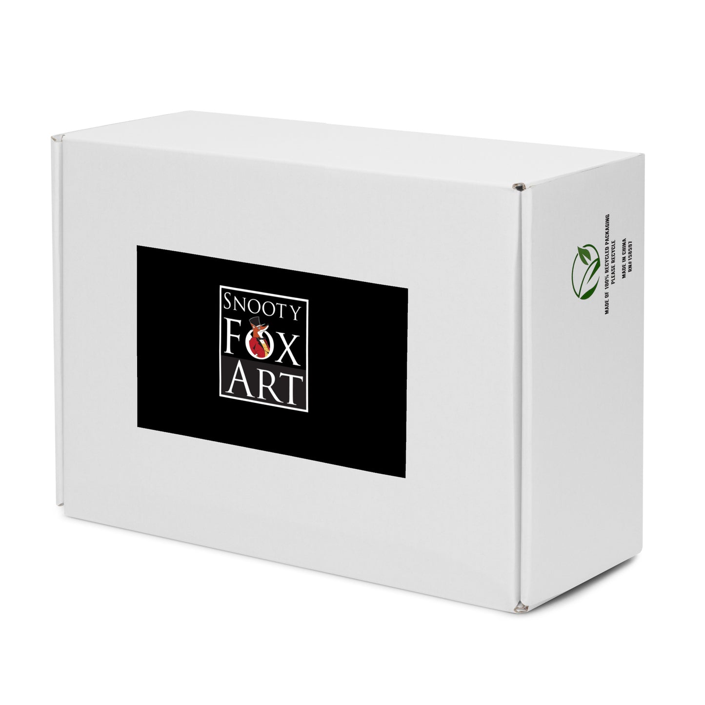 Snooty Fox Art Women’s High Top Canvas Shoes - Snooty Fox Logo Black