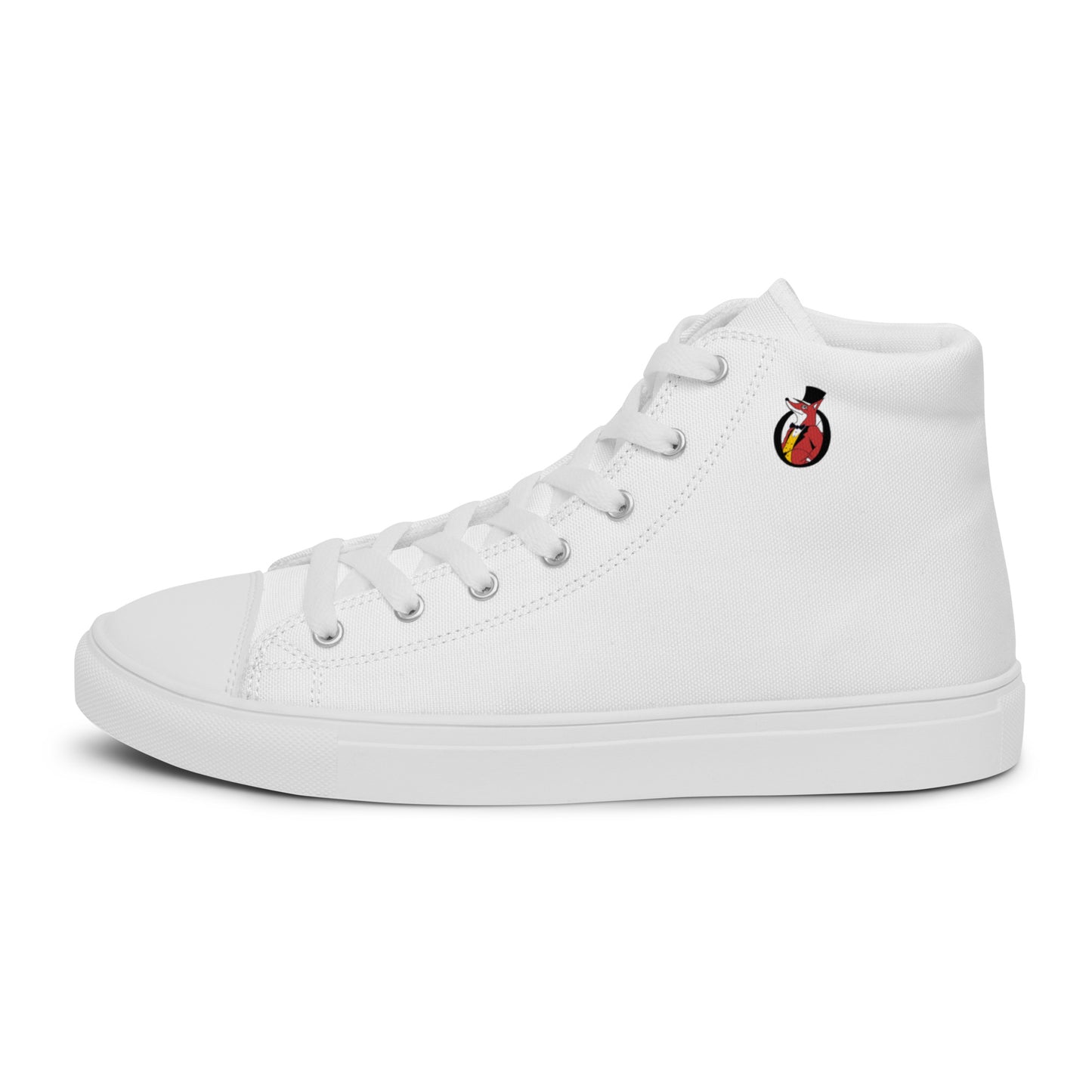 Snooty Fox Art Women’s High Top Canvas Shoes - Snooty Fox Art Logo