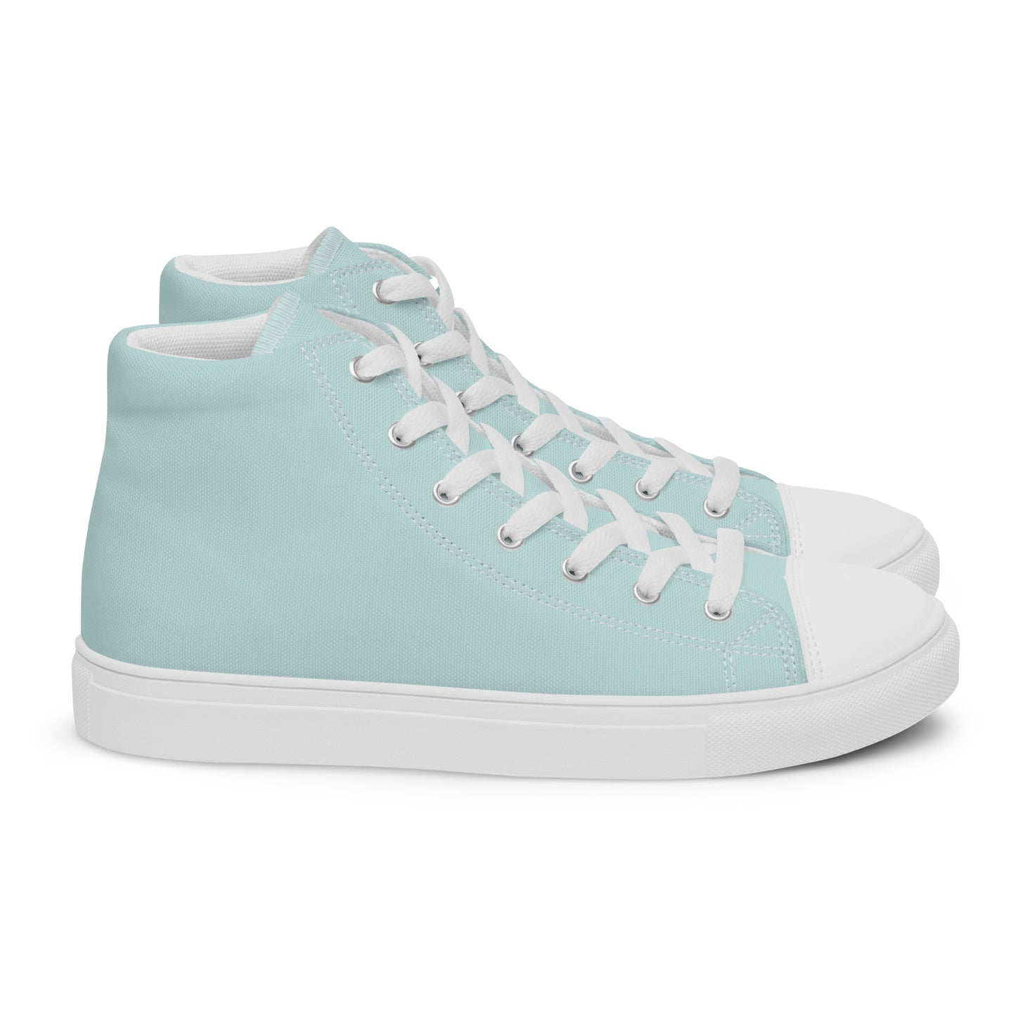 Snooty Fox Art Women’s High Top Canvas Shoes - Skylight