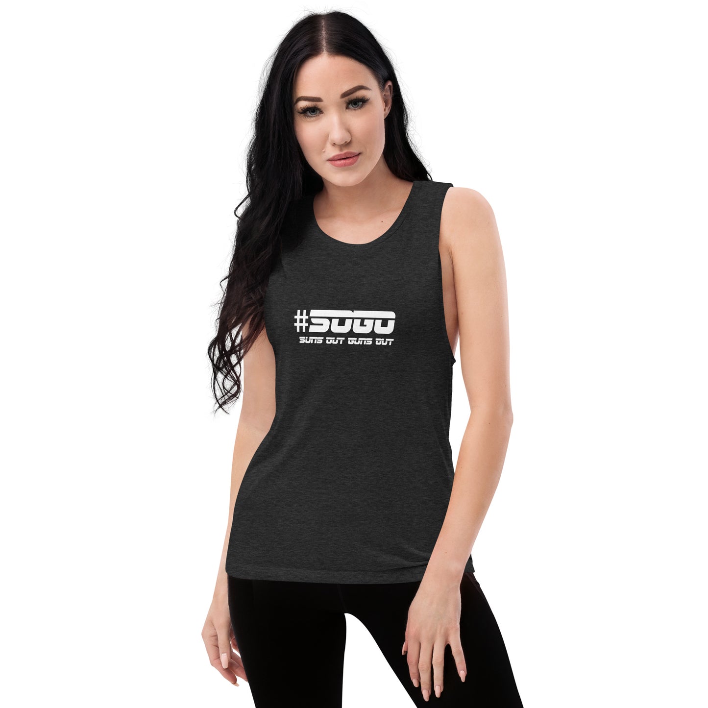 Snooty Fox Art Ladies’ Muscle Tank - SOGO (Suns out Guns out)