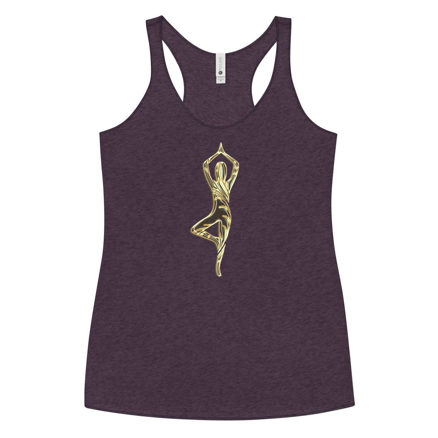 Snooty Fox Art Women's Racerback Tank - Yoga Pose